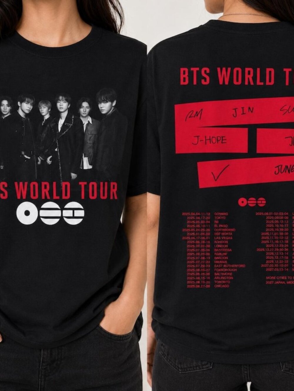 BTS World Tour 2026 T-Shirt, BTS Concert 2026 Shirt, Bangtan Comeback 2026